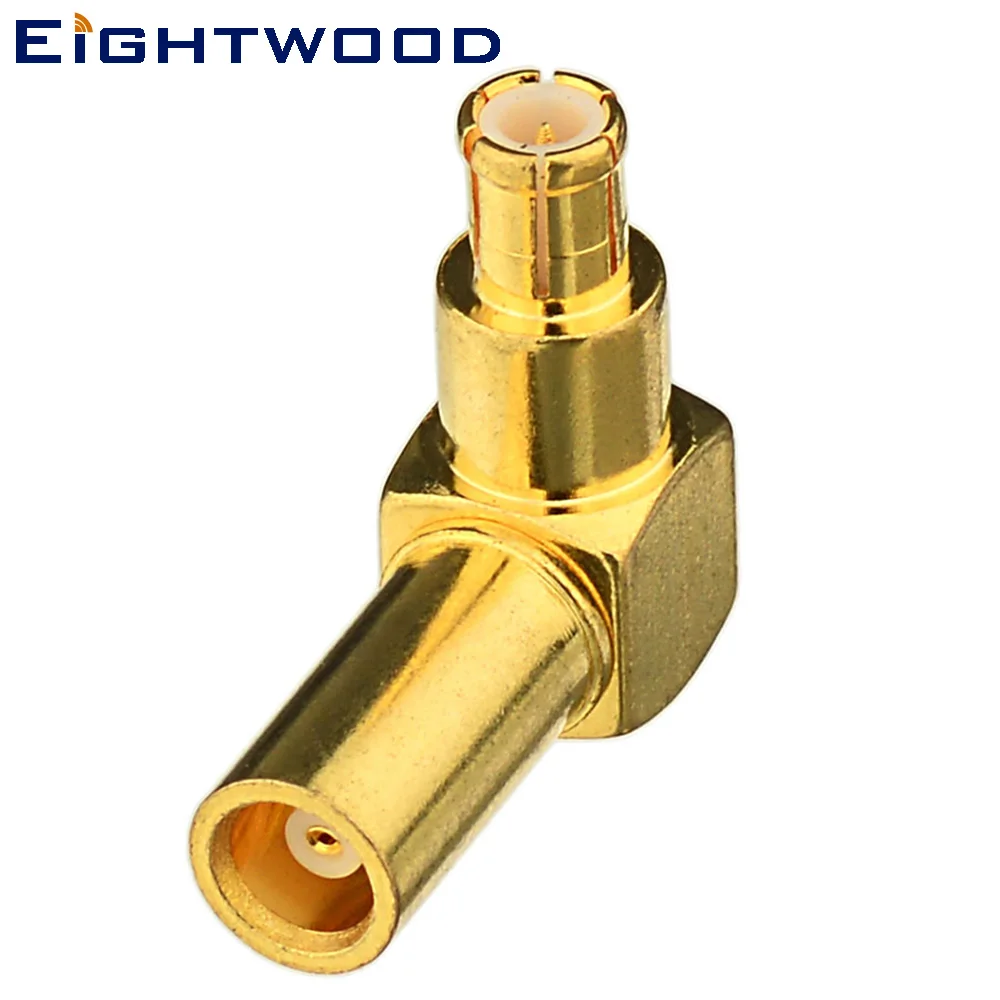 

Eightwood MCX Series RF Coaxial Adapter MCX Jack Female to MCX Plug Male RF Coaxial Connector Right Angle Wifi Adapter In-series