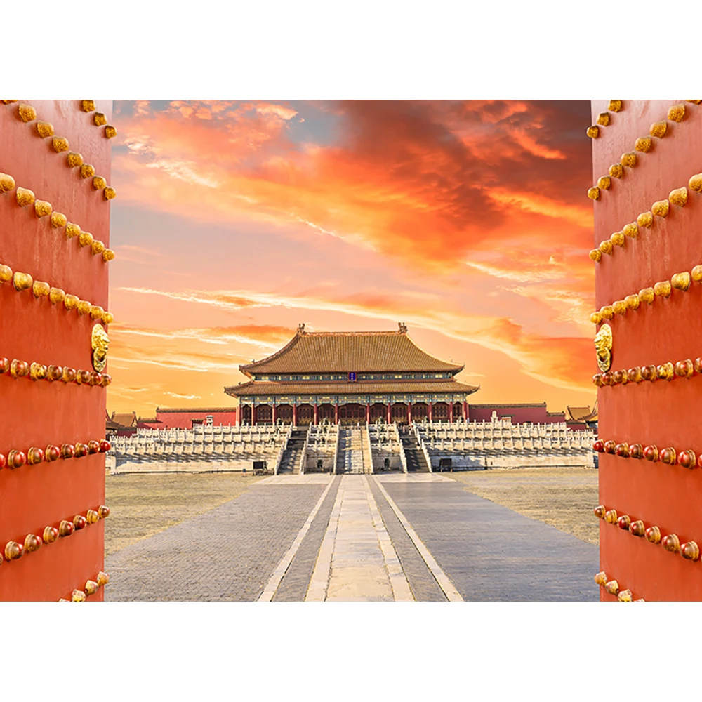 Allenjoy backdrop for photographic studio ancient royal palaces forbidden city beijing china background professional photocall