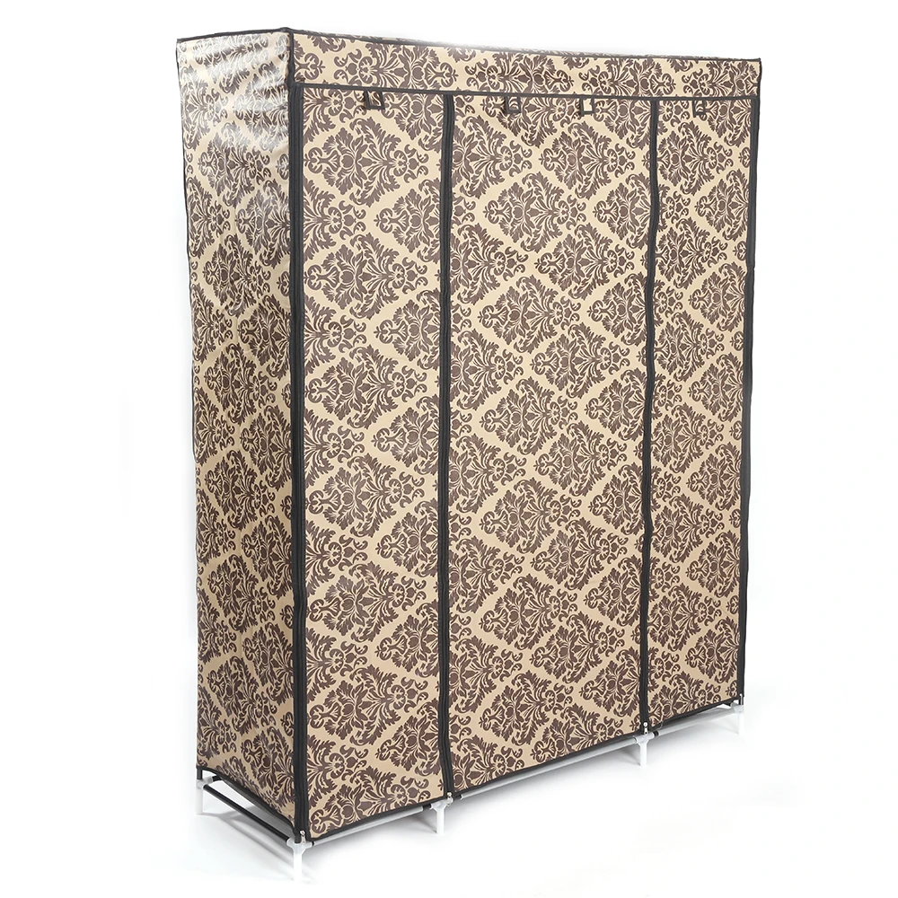 4-Layer 10 Lattices European-style Pattern Non-Woven Fabric Wardrobe