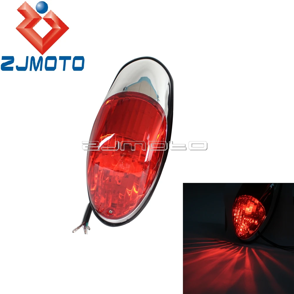 Motorcycle Taillight Rear Light Stop Lamp For Yamaha Suzuki Honda Shadow V-Star Kawasaki Vulcan 900 1500 Classic VN900C Crusiser