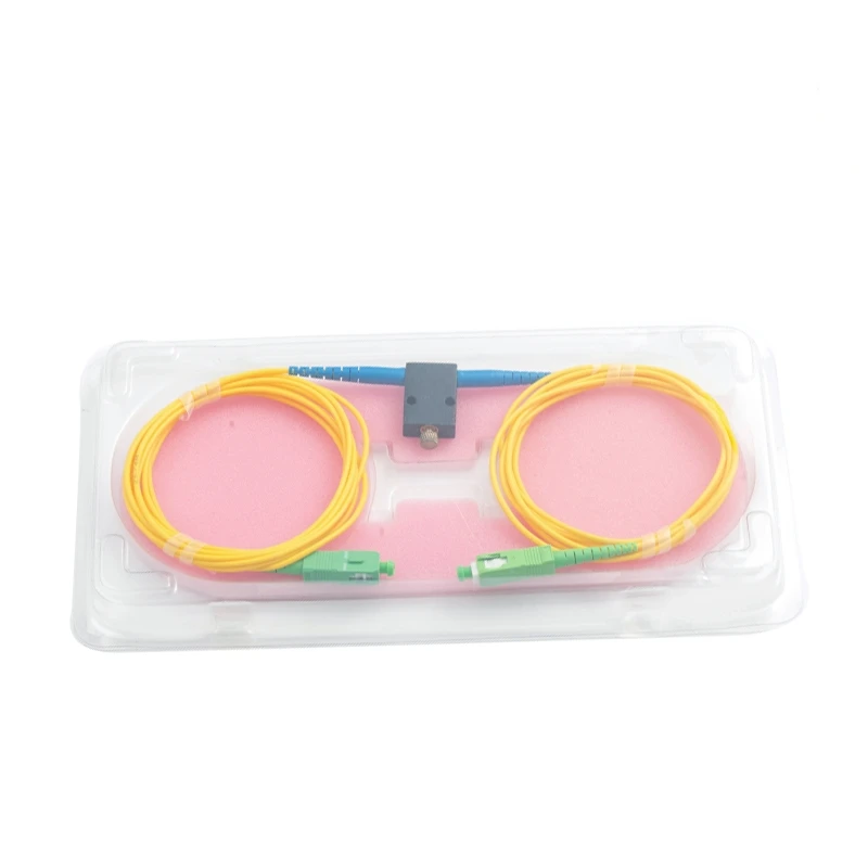 ファイバ減衰器 調整可能 SC APC 0-60dB インライン メカニカル可変 オンラインタイプ 光ファイバ FTTH UPC シングルモード シンプレックス ELINK