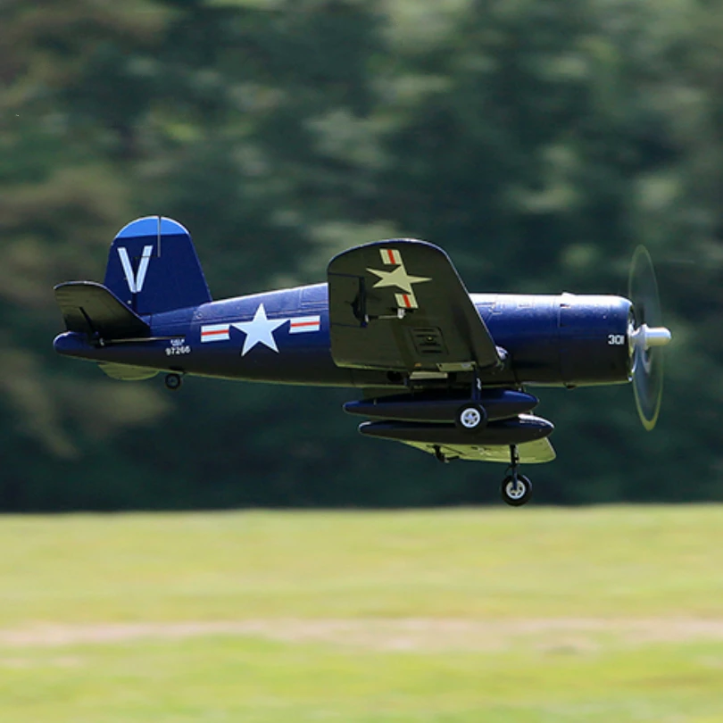 FMS 800mm Mini F4U Corsair V2 Blue 4CH EPO Small Cheap PNP RC Airplane Warbird Hobby Model Plane Aircraft Avion EPO Foam