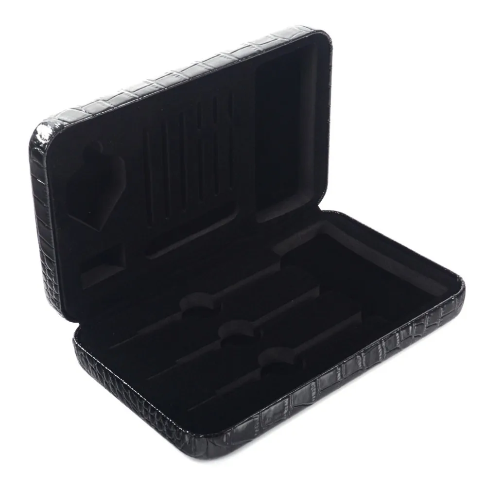 

CUESOUL Professional Dart Case,Black PU Box For Tungten Steepl Soft Tip Dart CSDC002