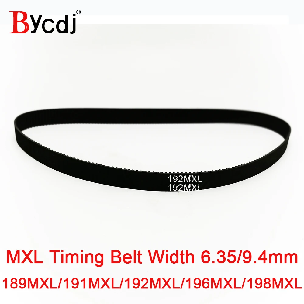 

MXL Timing belt B236 B239 B240 B245 B248 Teeth Width 6.4/9.4mm 2.032mm Pitch Synchronous belt 189MXL 191MXL 192MXL 196MXL 198MXL