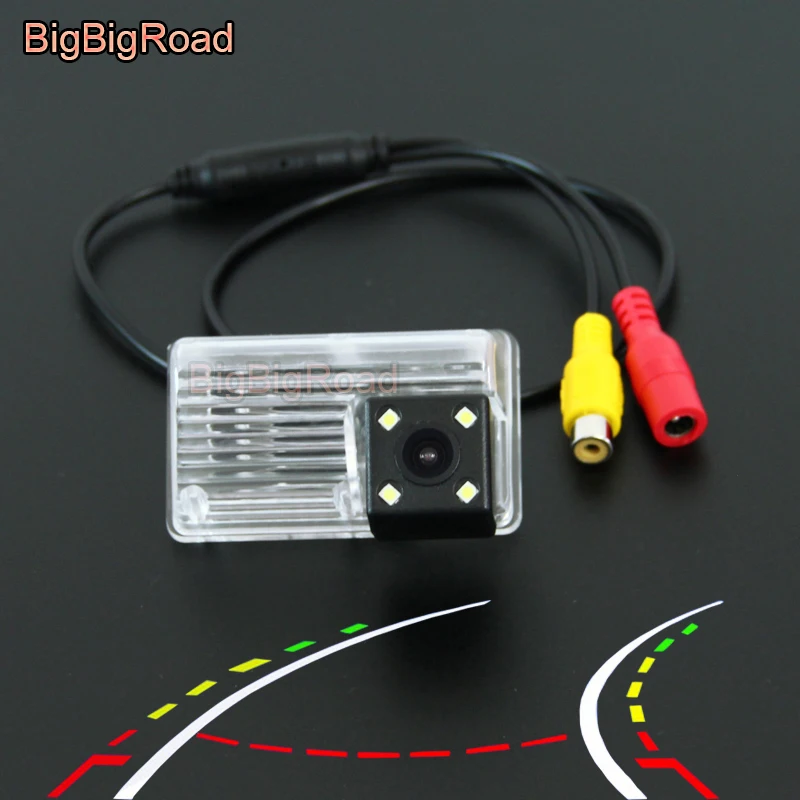 

BigBigRoad Car Intelligent Dynamic Tracks Rear View CCD Camera For toyota corolla BYD F3 F3R S6 M6 E6 F3DM Lifan 620 sedan X60