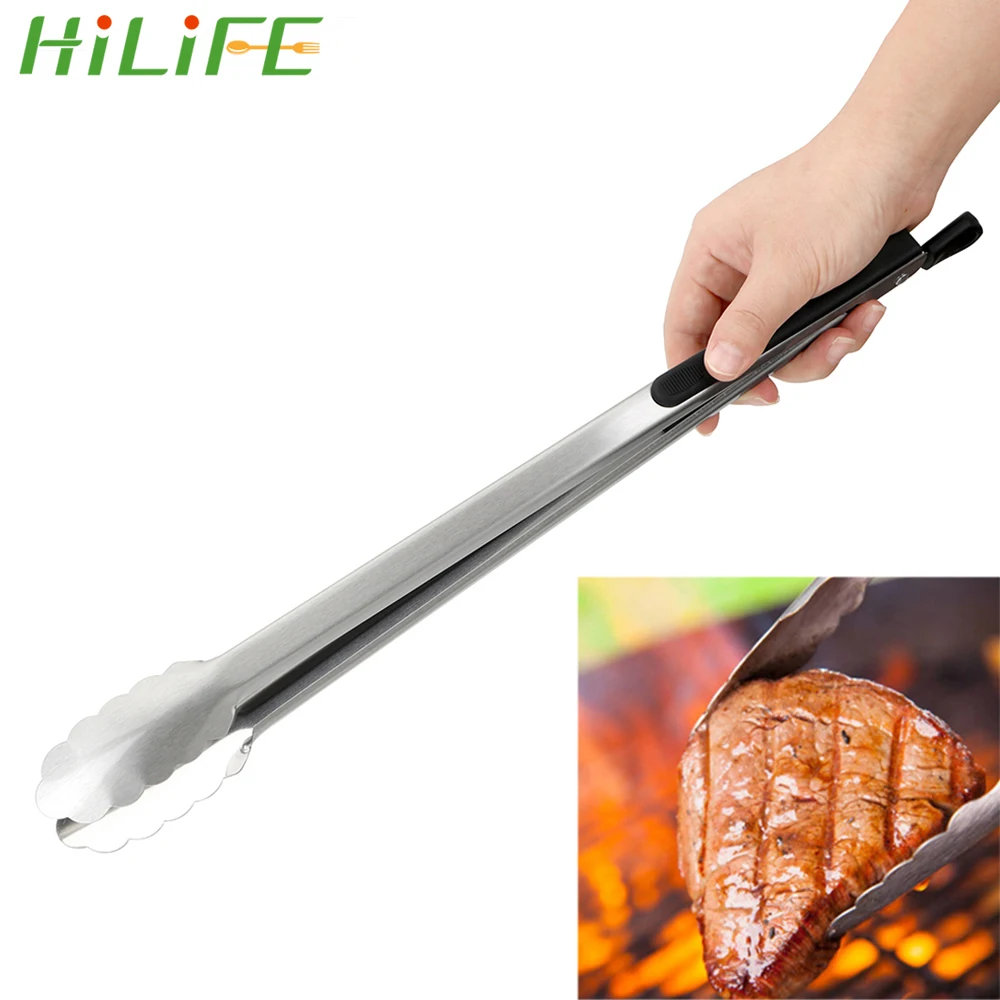 

HILIFE Stainless Steel Salad Food Clip BBQ Tongs Grill Tools Cooking Tools Multifunction Kitchen Accessories