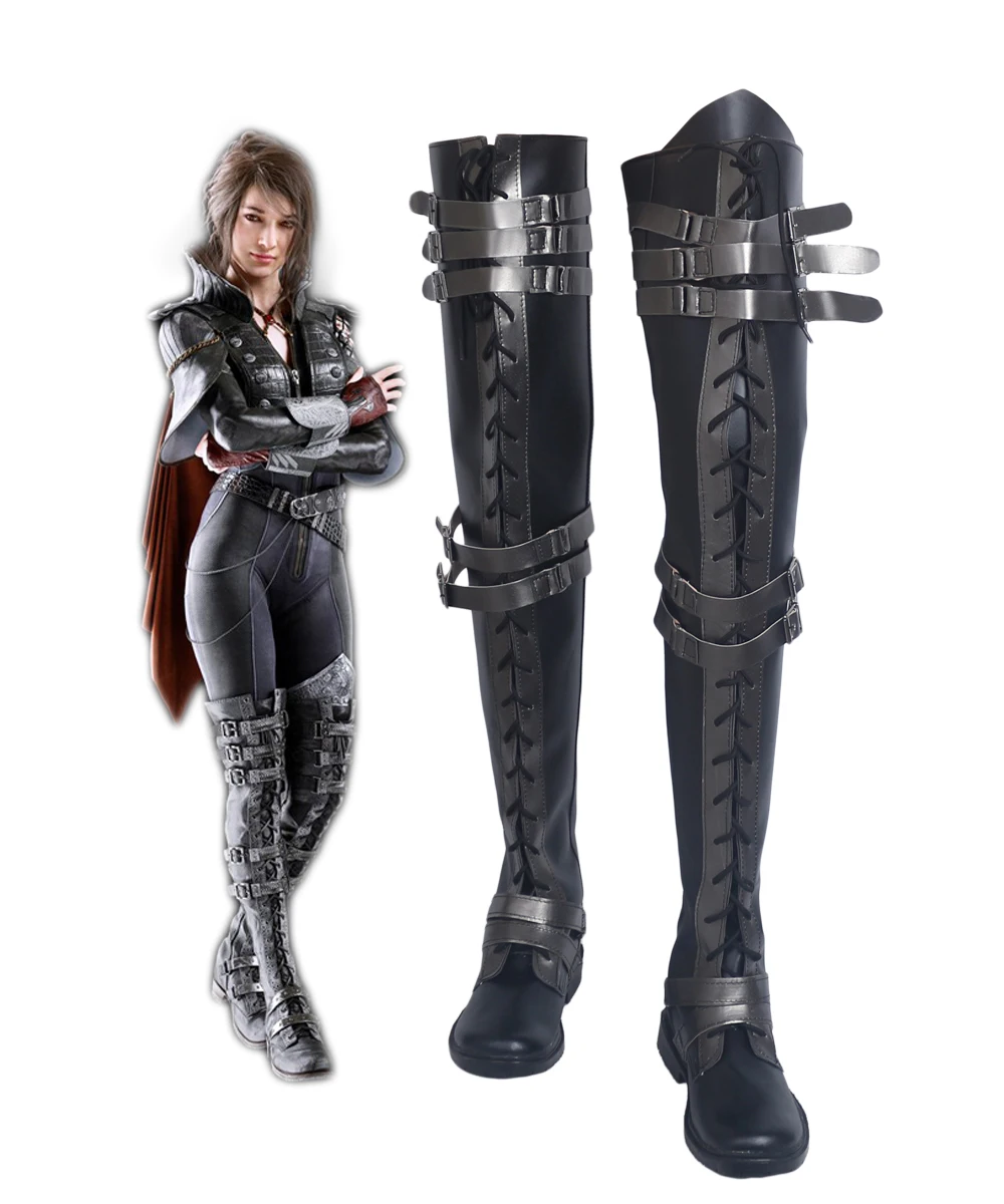 

crowe Altius Cosplay Shoes Kingsglaive Final Fantasy XV crowe Altius Cosplay Long Boots Shoes Custom Made