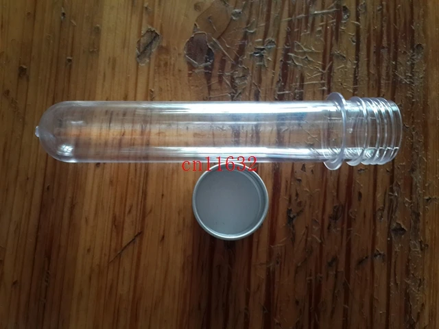 Máscara de sal de banho transparente 40ml, tubo para teste de sal de banho com tampa de alumínio 40cc, tubo cosmético de plástico transparente