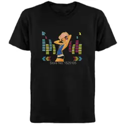 Fashionable Beauty Music Party Equalizer LED T-shirt EL T-Shirt Sound Activated Flashing T Shirt