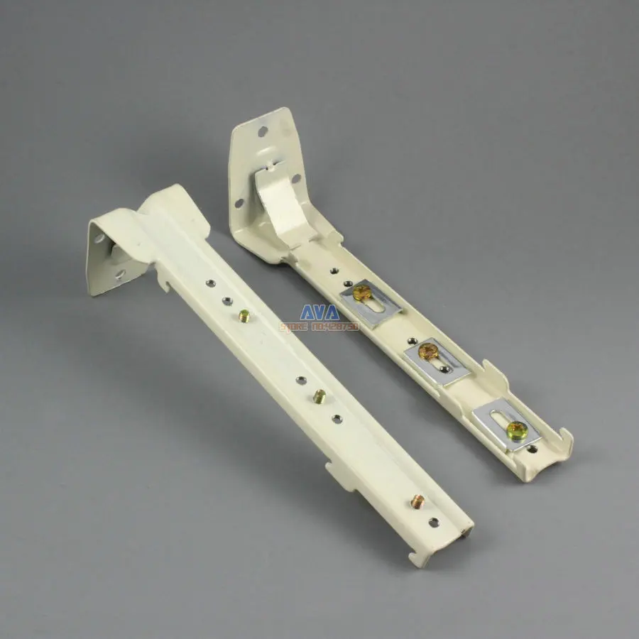 4 Pieces L Shape Curtain Track Bracket Curtain Triple Tracks Brace 180x24x55mm