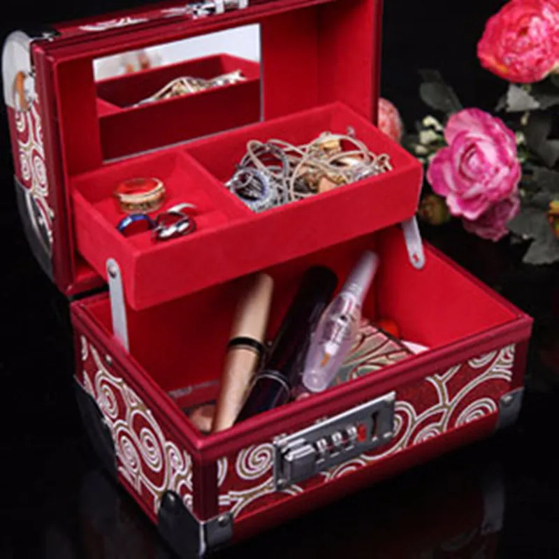 Jewelry Box High-grade Metal 2022 New with High Quality Lock for Wedding Souvenir | Wedding | Employee Benefits Cases & Displays