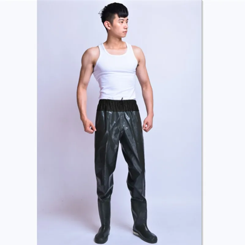 

Waterproof Fishing Waders Fishing Clothes Wear-resisting Pants Non-slip Boots Breed Farming Camouflage Hunting Trousers EU38-45