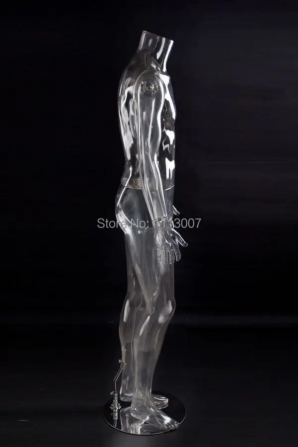 Free Shipping!! High Quality Transparent Male Transparent Mannequin Hot Sale In USA Europe