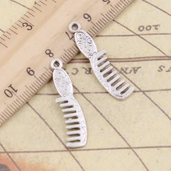 20pcs Charms Double Sided Comb 35x9mm Tibetan Silver Color Pendants Antique Jewelry Making DIY Handmade Craft