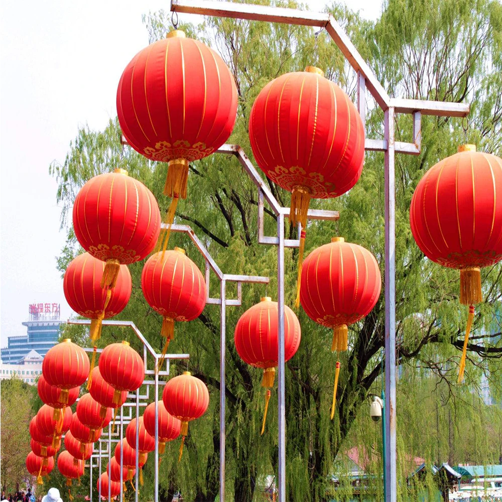 3PC Chinatown Lantern Spring Festival Decoration Chinese School Decoration Gifts for Chinese   friends during the Spring Festiva