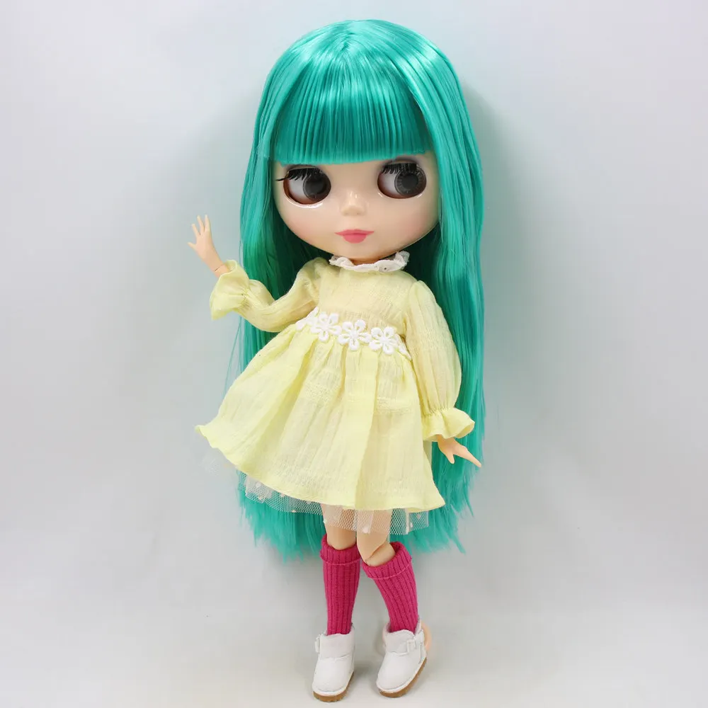 Outfits für Blyth puppe Spitze futter kleid mit die socken für den GEMEINSAMEN körper nette dressing 1/6 BJD ICY DBS