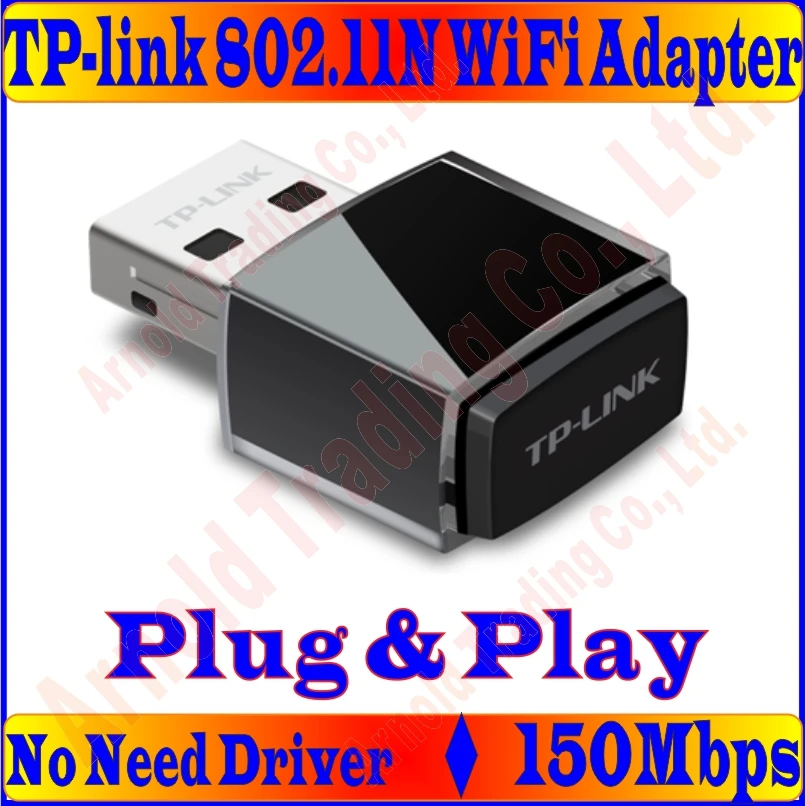 Plug&Play, No Need Driver, Mini TP-LINK 150M Wireless Network Card 11N 150Mbps 2.4GHz USB WiFi Adapter with Internal Antenna