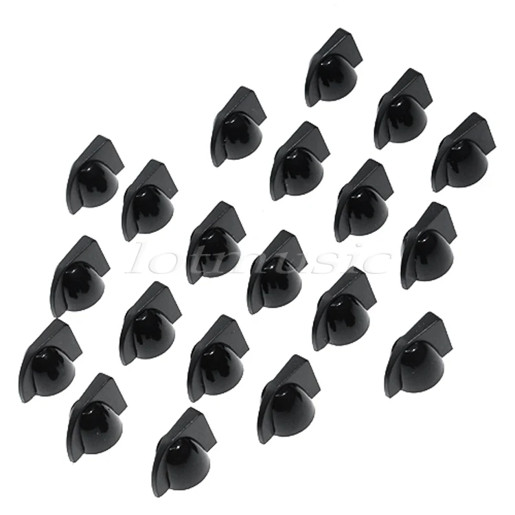 20 pack Chicken Head Knob Black without pointer knob