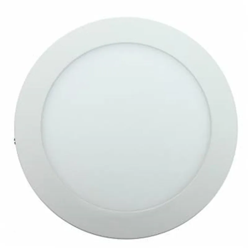 Round LED Surface Ceiling Light 9W 15W 25W Panel Spot Down Light Lamp 3000K 4000K 6000K No Cut Ceiling Lamp AC85-265V + Driver