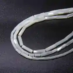 MOP Tubular Beads White Mother Of Pearl Shell Bead Long Tube Natural Shell Beads For Jewelry Making Bracelet Necklace 15