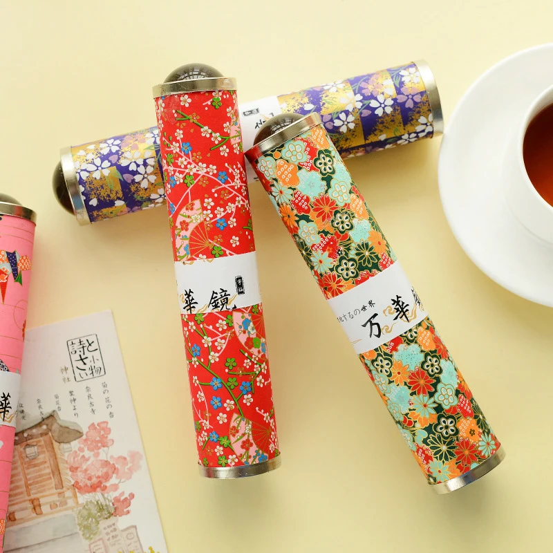 Papeterie créative japonaise en papier, kaleidoscope en fleurs de cerisier, les meilleurs cadeaux de noël pour enfants, nouvelle collection 2017