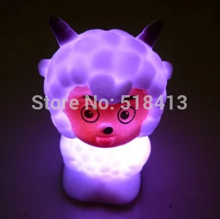 

Gags & Practical Jokes Strange New Gift Children Light-emitting Colorful Pleasant Goat Change Color Small Night Lantern 2021