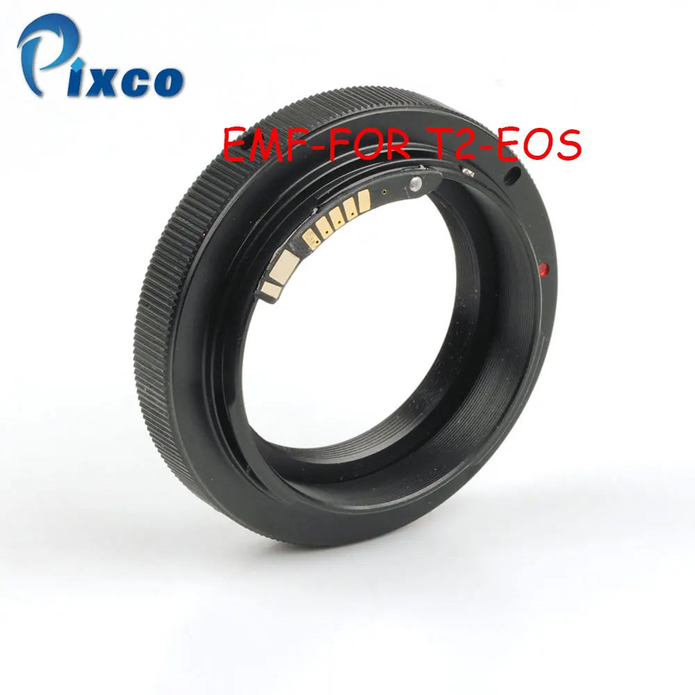 PIXCO EMF AF تأكيد محول تركيب حلقة دعوى ل T-2 T2 T عدسة ل/لكانون eos EF كاميرا