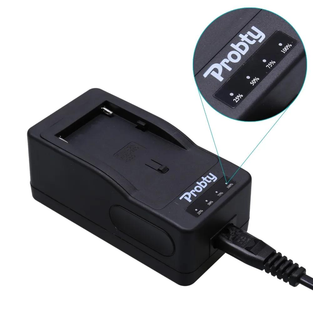 probty New Quick Rapid charger FOR Sony NP-F970 NP-F960 NP-F770 NP-F750 NP F970 NP F770 NP F960  NP-F980 NP-F990 NP-FM90 NP-FM70