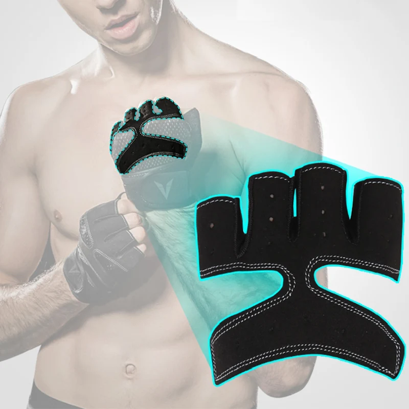 Anti Broken Traning Gloves Sports Fitness Half Finger Anti Slip Gloves Outdoor Sunscreen Cycling Gloves