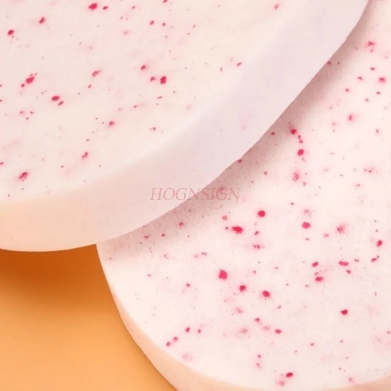 2 pçs lavagem rosto maquiagem rosto esponja puff limpeza espessamento limpeza profunda natural antibacteriano venda