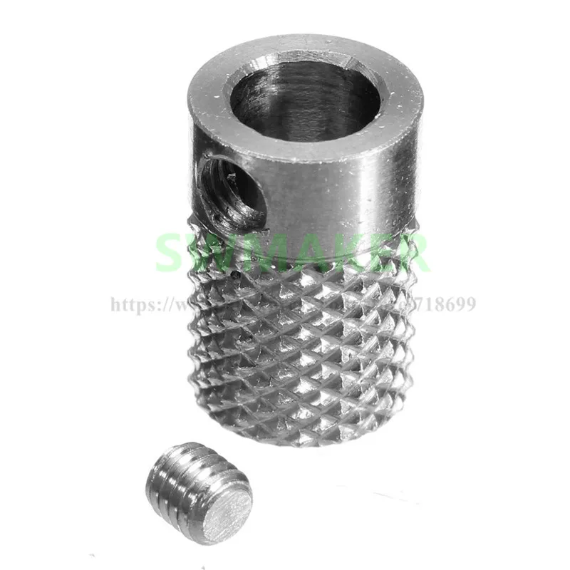 UM2 Feeder Knurled Wheel Extruder Drive Gear Stainless Steel For DIY 3D printer part