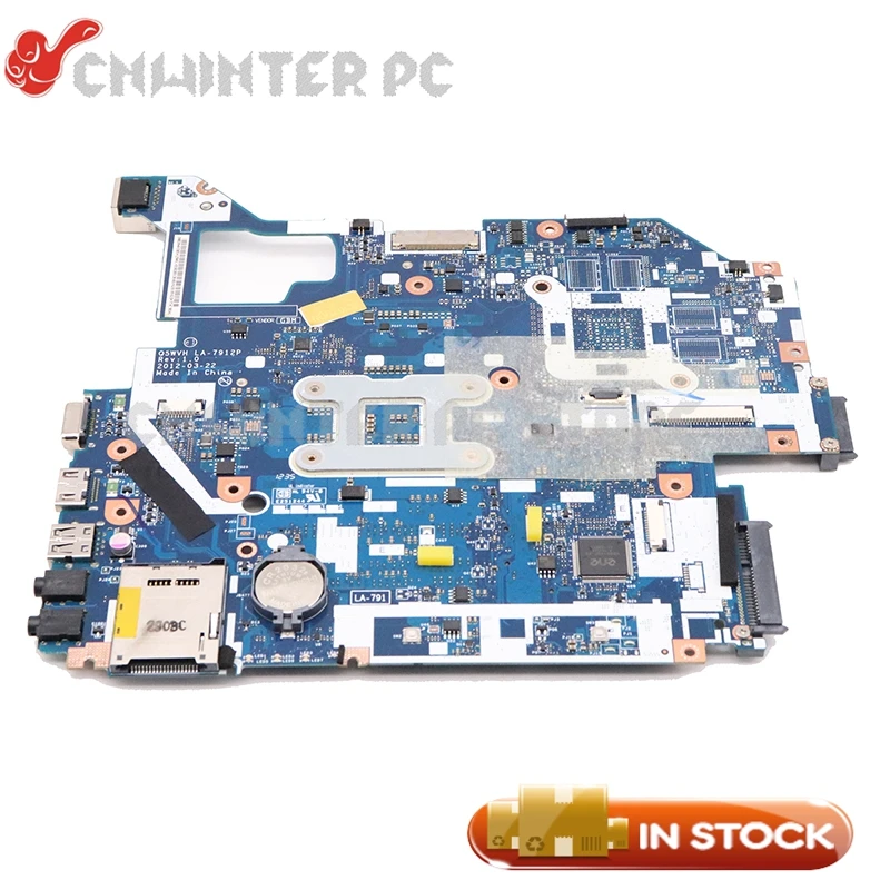 Q5WV1 LA-7912P NBC0A11001 Laptop Motherboard For Acer V3-571 V3-571G Gateway NV56R E1-571 HM77 HD4000 Support I3 I5 I7