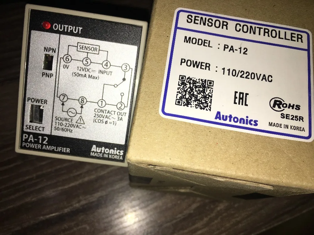 Autonics sensor controller PA-12  new version  110/220vac power amplifier