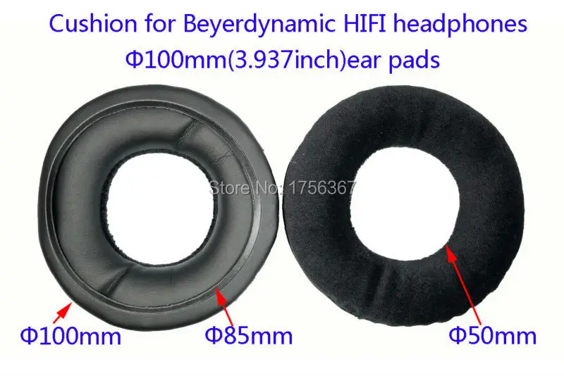 Flannelette Ear Pads Replacement for Beyerdynamic  dt880 dt860 dt770 dt797 dt990 dt770 DT440 DT790 T5P T70 hiFi headphones