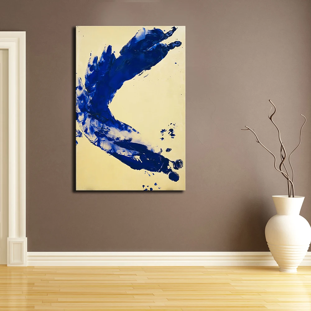 Prints Painting Art Yves Klein Anthropometry Princess Helena Modern Oil Painting Print On Canvas Wall Art Picture For Home Decor