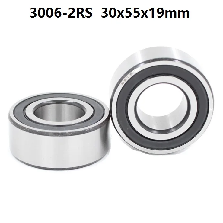 

5pcs 3006-2RS 3006RS 3006 2RS RS 30x55x19 mm Double Row Angular Contact Ball Bearing sealed 30*55*19mm