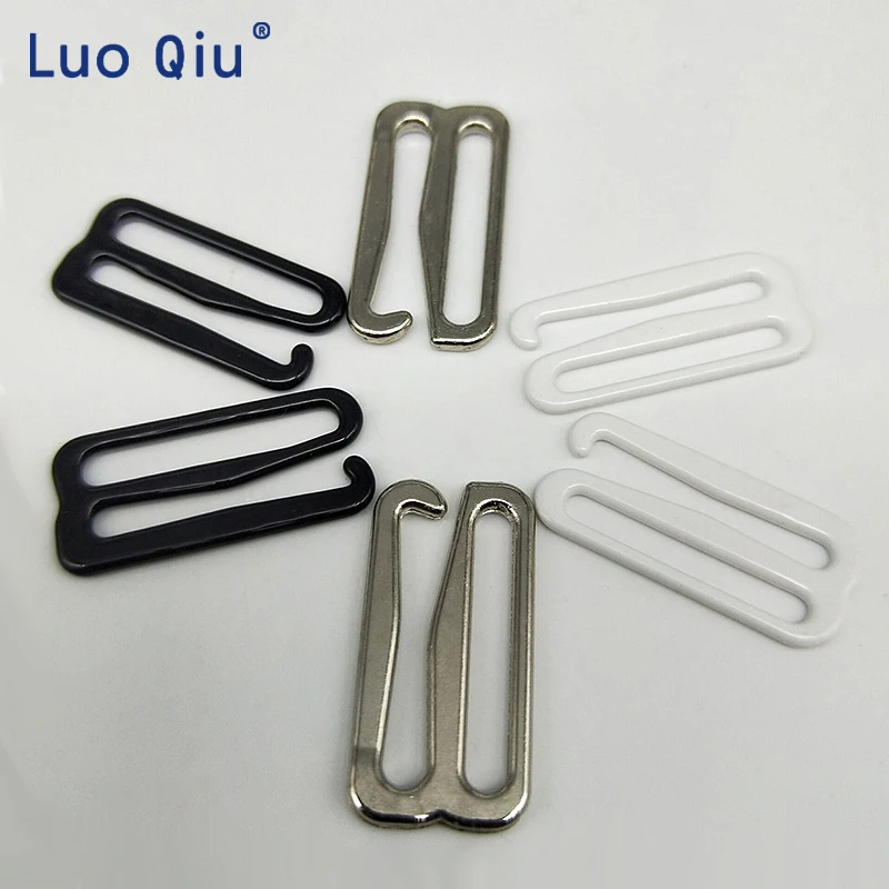 Painted silver type 9 metal bar Buckles clips for Lingerie Adjustment accessories DIY belt buckle garment 20 pcs/lot 20mm