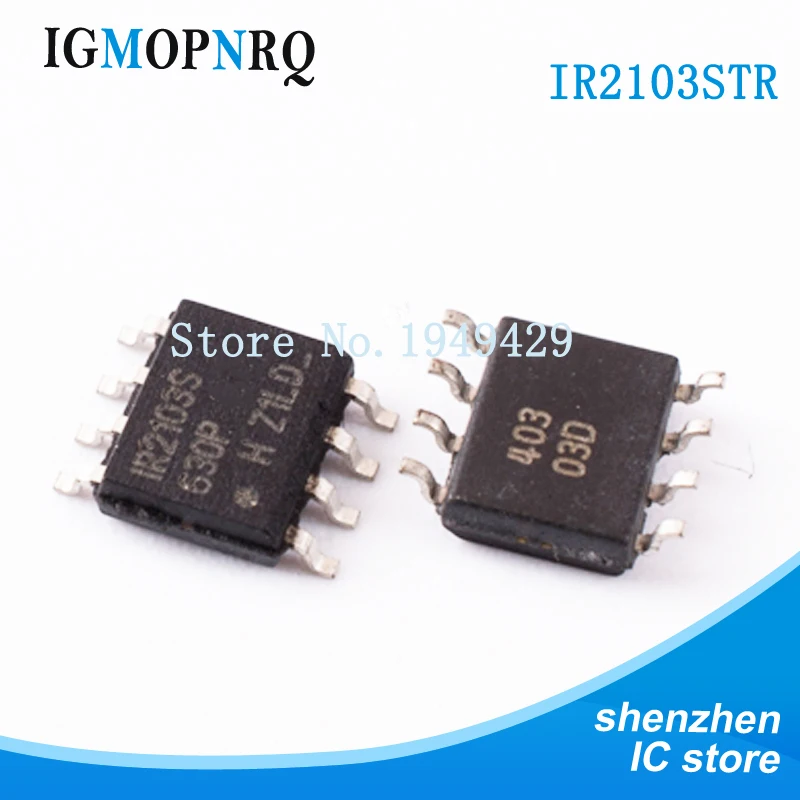 10PCS IR2103STRPBF SOP8 IR2103S IR2103 Door drive Half Bridge Driver 520ns new