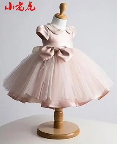 10 pcs Wholesale Pearl collar Baby Girl Dress Baptism Dress for Girl Infant 1 Year Birthday Dress for Baby Girl Christening Dres