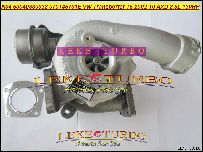 K04 VTG 53049700032 53049880032 070145701E Turbo Turbocharger For Volkswagen VW Commercial Transporter T5 TDI 2002-2012 AXD 2.5L