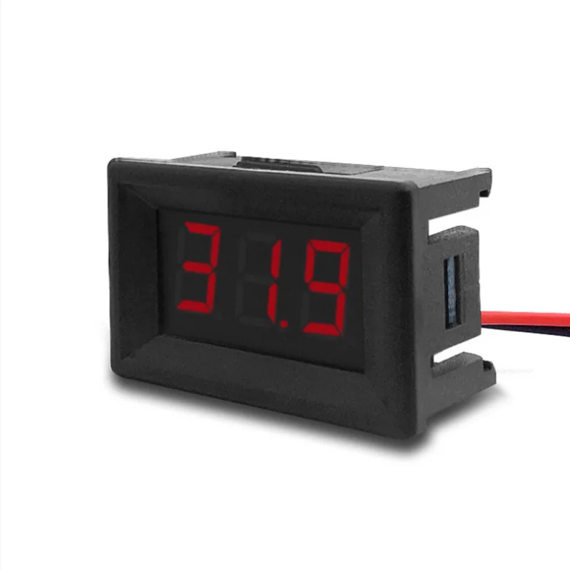 DC 2.4V-30V/0-100V 2Wires/3Wires Voltmeter Mini 0.36