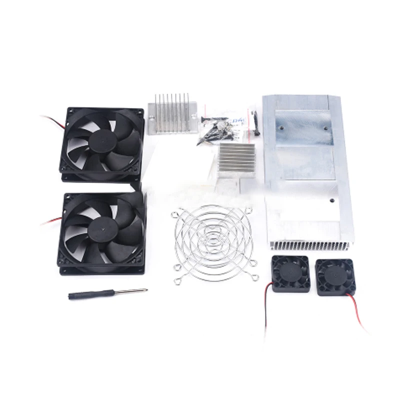 12V Dual-core Electronic Refrigerator Diy Semiconductor Refrigeration Chip Cooling Module Cool Kit