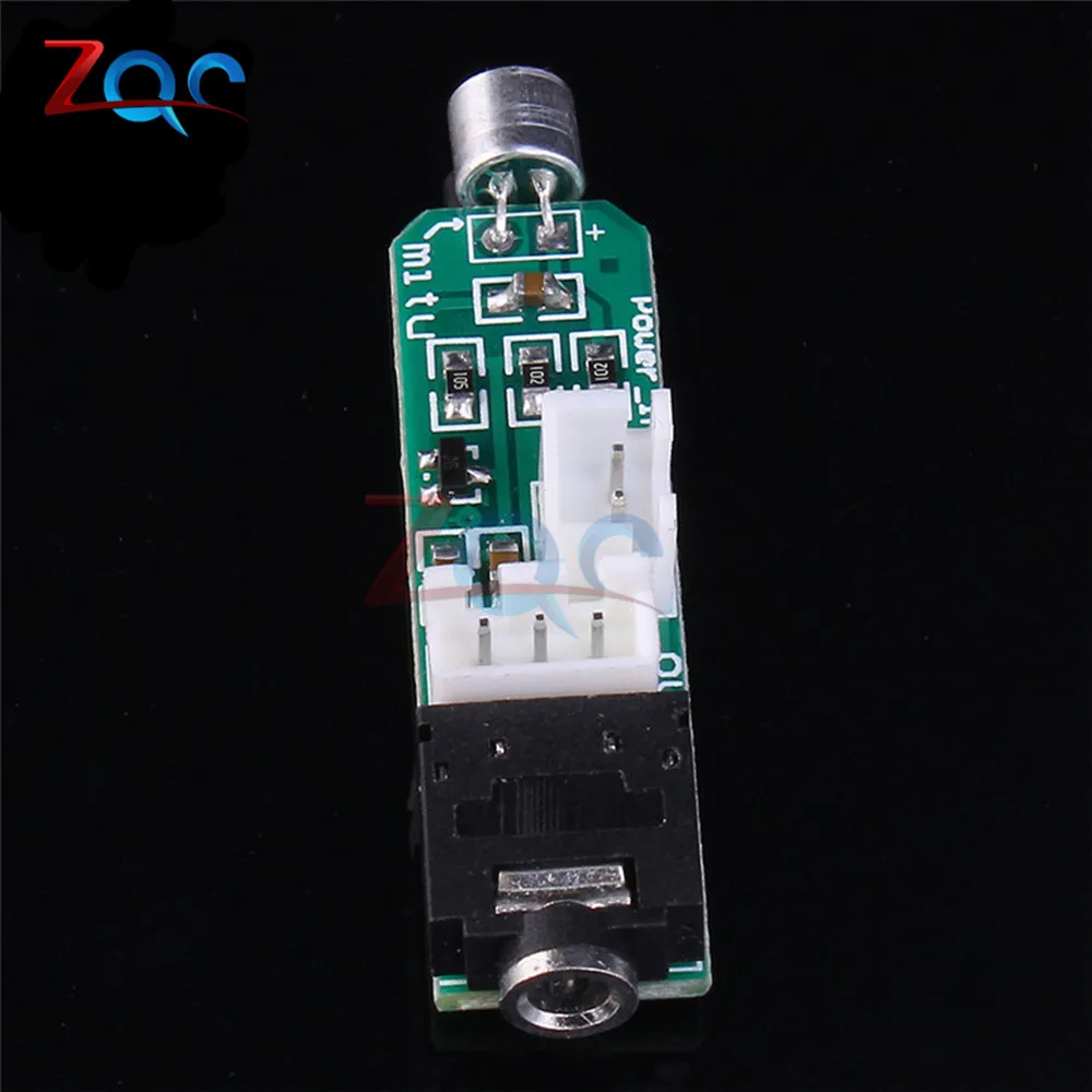 DC 1.5-5V Capacitive Microphone Circuit Amplification Module 3P Terminal 3.5mm Audio Socket