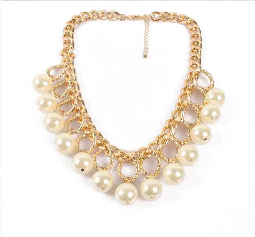 sale hot multi-layer necklace large imitation pearl necklace women necklaces and pendants