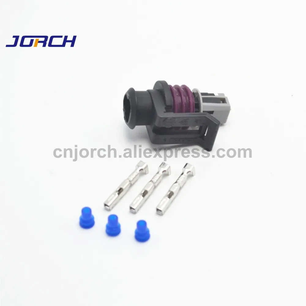 5 sets 3pin Delphi LS TPS AEM MAP GT150 Female Auto Connector sensor throttle plug connectors 15397275 15397149