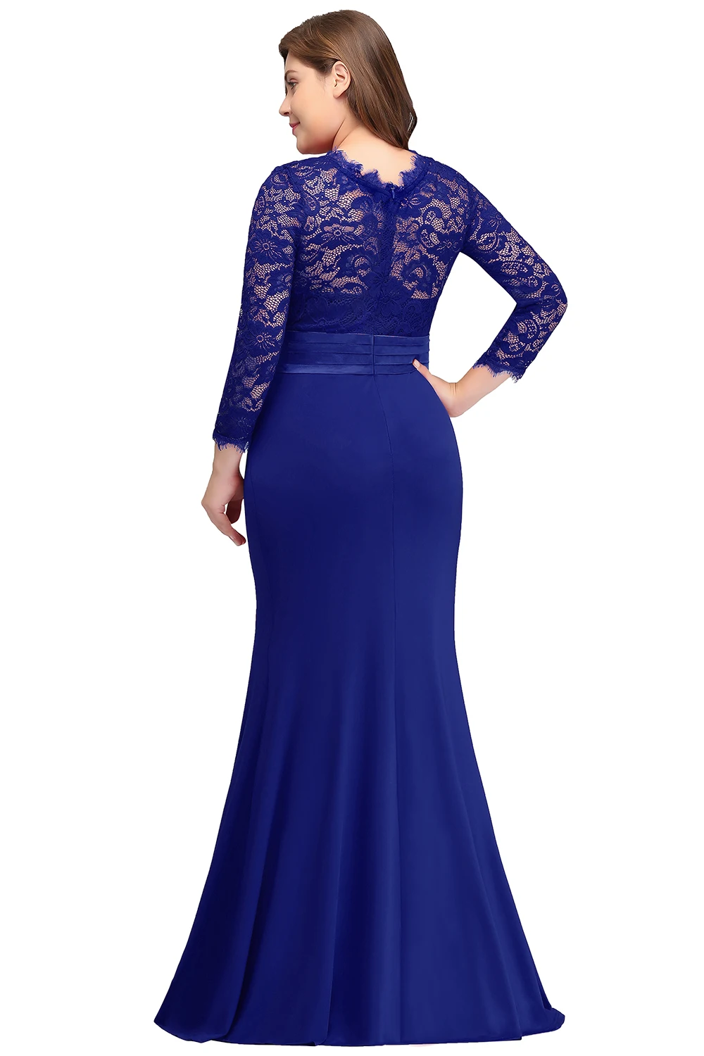 Dobe De Soiree Longue Plus Size Evening Dresses Cheap Red Royal Blue Long Mermaid Evening Party Gown Dress Vestido De Festa