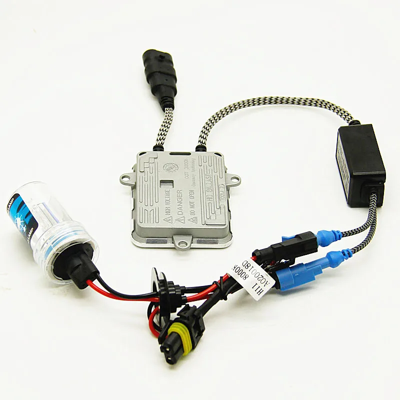 1 kit car xenon 55w 880 881 h7 h11 9005 9006 h1 h3 55w car hid xenon headlight for 12v auto xenon headlamp