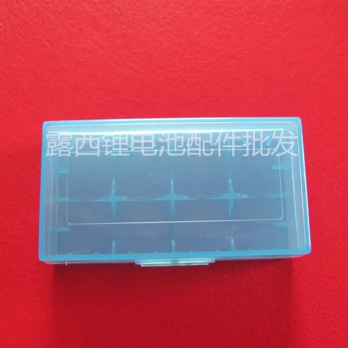 Portable Carrying Box 18650 Battery Case Storage Acrylic Box Colorful Plastic Safety Box for 18650 Battery and 16340 Battery