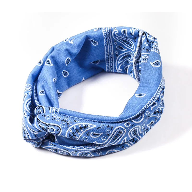 Korea Handmade Women Twist Headbands Hair Accessories Acrylic Bandana Scarf Square Female Headwear Rock Cool Girls Multi Turban