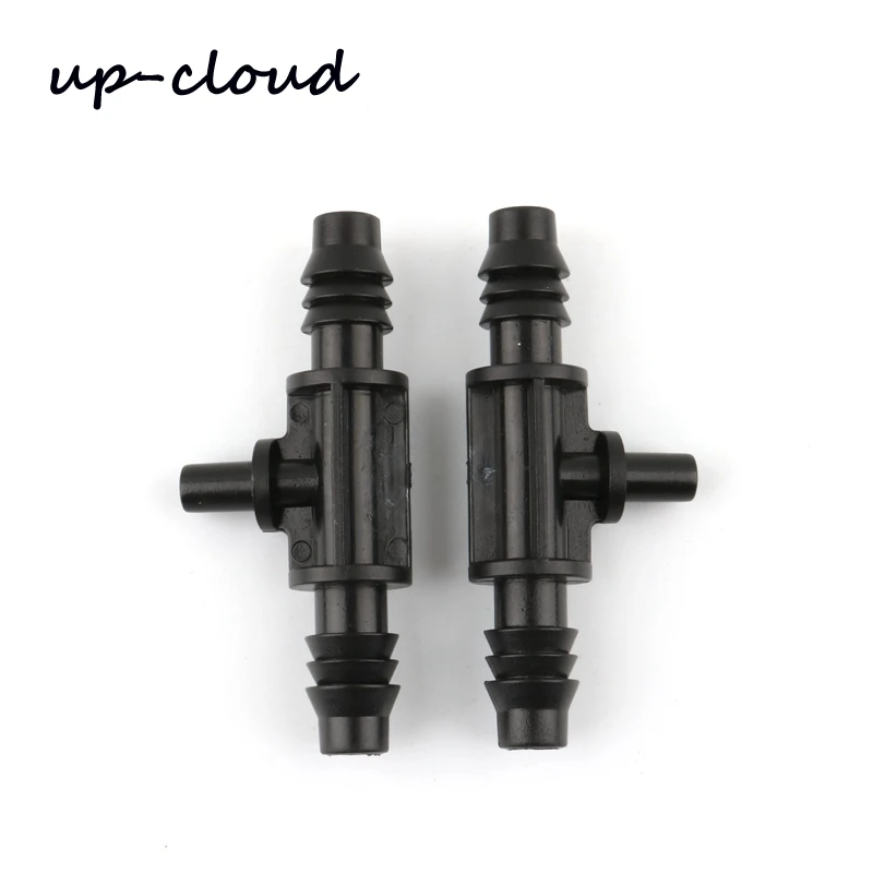 

6pcs UP-CLOUD 8/11mm Garden Hose 6mm Sprinkler Connector Greenhouse Pots Drip Irrigation Adapter Micro Sprayer Joint